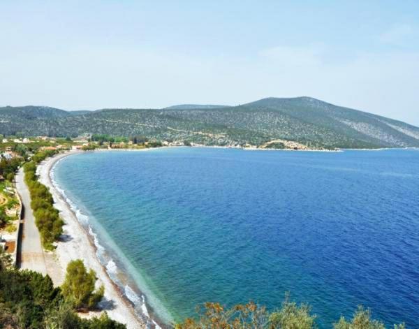 Sea Waves Apartments Nea Epidhavros Bagian luar foto